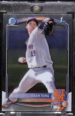 2025 Bowman #BCP-105 Jonah Tong Chrome Prospects