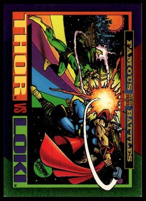 1993 SkyBox Marvel Universe #150 Thor / Loki