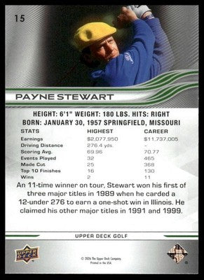 2026 Upper Deck #15 Payne Stewart