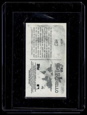 2026 Topps Allen & Ginter #WTSH-7 Hej Mini 50 Ways To Say Hello
