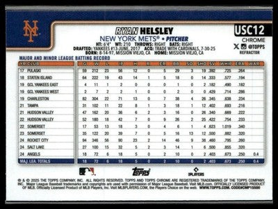 2025 Topps Chrome Update #USC12 Ryan Helsley Refractors