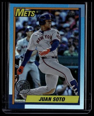 2025 Topps Update #U90-26 Juan Soto 1990 Topps Baseball 35th Anniversary