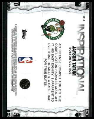 2025-26 Topps Chrome #IP-9 Jayson Tatum Inspirational