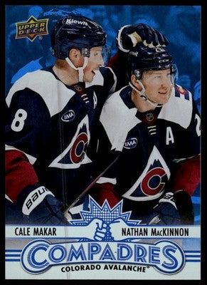 2025-26 Upper Deck #CM-10 Nathan MacKinnon / Cale Makar Compadres