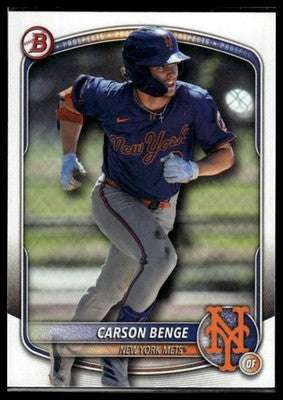 2025 Bowman Draft #BD-138 Carson Benge