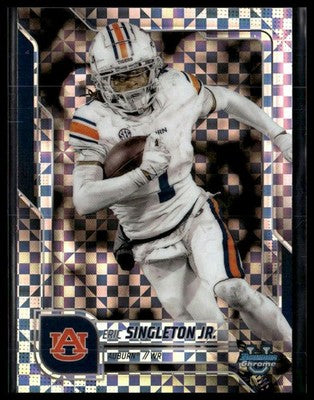 2025 Bowman University Chrome #186 Eric Singleton Jr. Xfractor