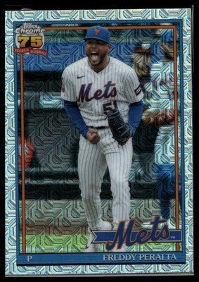 2026 Topps Update #U91C-83 Freddy Peralta 1991 Topps Baseball 35th Annive Chrome