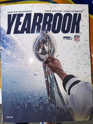 2026 NFL Seattle Seahawks Official Yearbook Super Bowl LX Champions