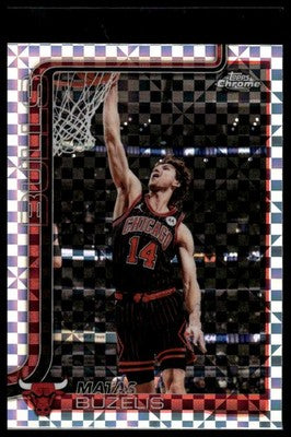 2025-26 Topps Chrome Update #130 Matas Buzelis X-Fractor