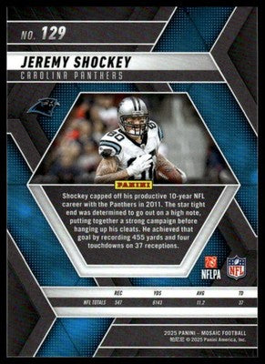 2025 Panini Mosaic #129 Jeremy Shockey