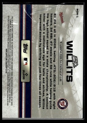 2025 Bowman Draft #BDN-1 Eli Willits Bowman Draft Night