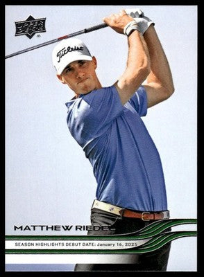 2026 Upper Deck #86 Matthew Riedel