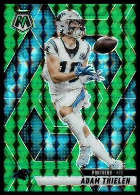 2025 Panini Mosaic #223 Adam Thielen Mosaic Green