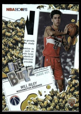 2025-26 Hoops #TB-21 Will Riley The Buzz Hoops