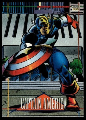 1993 SkyBox Marvel Universe #95 Captain America