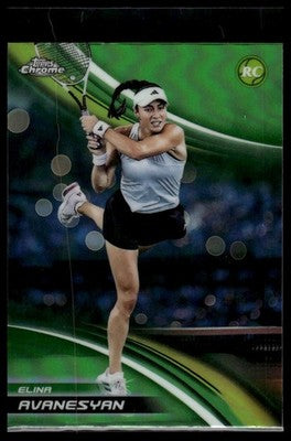 2025 Topps Chrome #67 Elina Avanesyan Lime Green Refractor