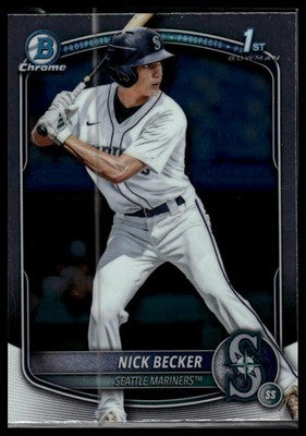 2025 Bowman Draft #BDC-100 Nick Becker Chrome
