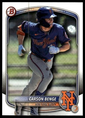 2025 Bowman Draft #BD-138 Carson Benge