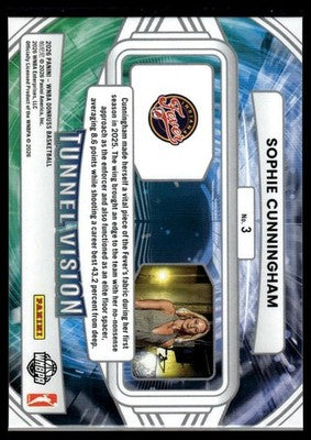 2026 Donruss WNBA #3 Sophie Cunningham Tunnel Vision Diamond Parallel