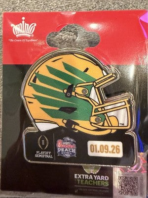 2025 2026 CFP Semi-Finals Peach Bowl Game Pin Oregon Ducks 1/9/26