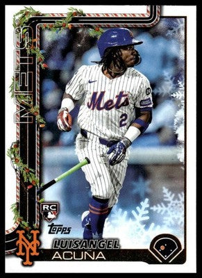 2025 Topps Holiday #H113 Luisangel Acuña