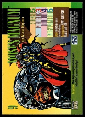 1993 SkyBox Marvel Universe #9 Moses Magnum