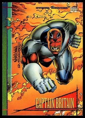 1993 SkyBox Marvel Universe #40 Captain Britain