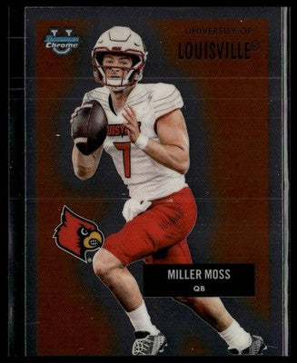2025 Bowman University Chrome #55AV-13 Miller Moss 1955 Bowman Football
