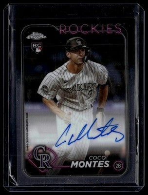 2024 Topps Chrome #RA-CMO Coco Montes Rookie Autographs