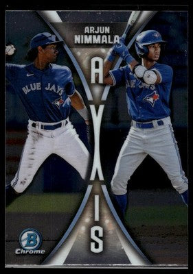 2025 Bowman Draft #A-20 Arjun Nimmala Axis Refractor #/250