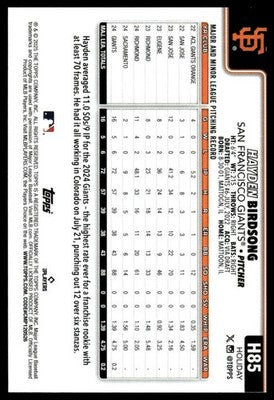 2025 Topps Holiday #H85 Hayden Birdsong