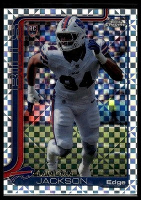 2025 Topps Chrome #358 Landon Jackson X-Fractor
