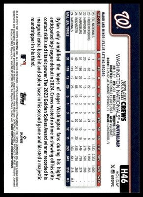 2025 Topps Holiday #H46 Dylan Crews
