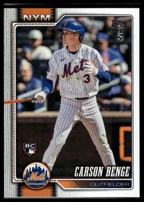 2026 Topps Update #US3 Carson Benge