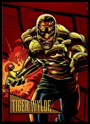 1993 SkyBox Marvel Universe #9 Tiger Wylde Red Foil 2099