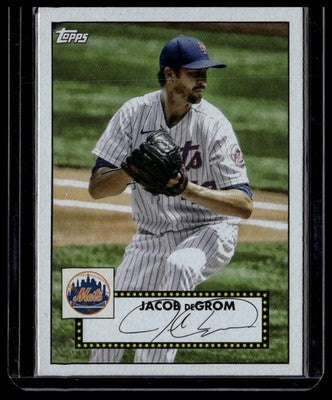 2021 Topps #TC52-15 Jacob deGrom 1952 Topps Redux Chrome