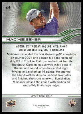 2026 Upper Deck #64 Mac Meissner