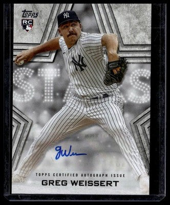 2023 Topps #BSA-GW Greg Weissert Baseball Stars Autographs