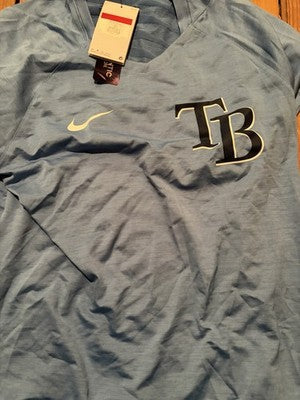 Tampa Bay Rays Nike MLB Authentic Collection V-Neck Pullover Large