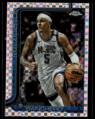 2025-26 Topps Chrome #140 Paolo Banchero X-Fractors