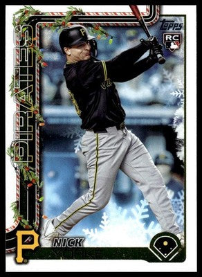 2025 Topps Holiday #H115 Nick Yorke Gold Holiday Lights