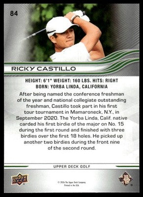 2026 Upper Deck #84 Ricky Castillo