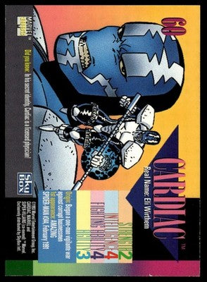 1993 SkyBox Marvel Universe #60 Cardiac