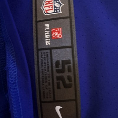 Saquon Barkley Nike Elite Vapor New York Giants Color Rush Authentic Jersey 52