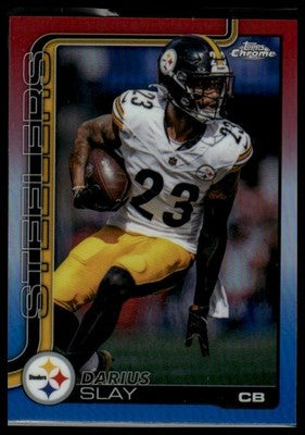 2025 Topps Chrome #259 Darius Slay Red White and Blue Refractor