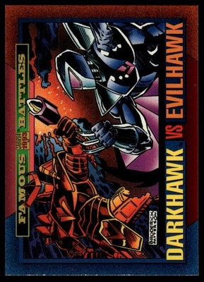 1993 SkyBox Marvel Universe #166 Darkhawk / Evilhawk
