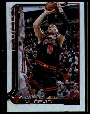 2025-26 Topps #36 Nikola Vučević Foil Pattern