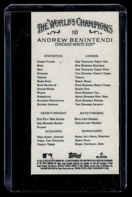 2025 Topps Allen & Ginter #193 Andrew Benintendi Mini