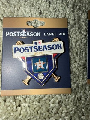 2026 Houston Astros MLB Postseason Pin ALDS Wild Card Division Series