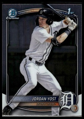 2025 Bowman Draft #BDC-162 Jordan Yost Chrome